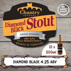 Diamond Black Stout 4.2 ABV by Chantry Brewery